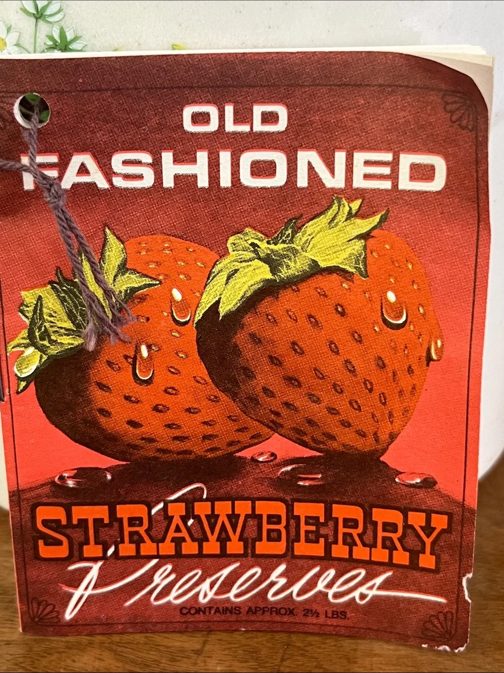 Vintage 80’s House of Webster, Strawberries Stoneware Crock W/Lid.